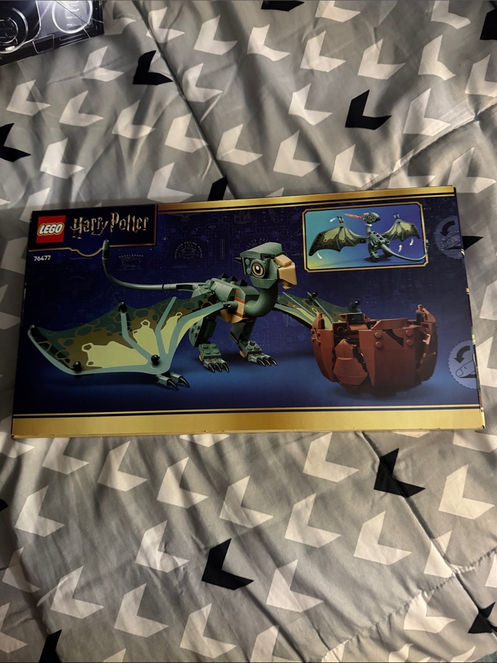 Lego Harry Potter Green and Brown Dragon Reptile Figure